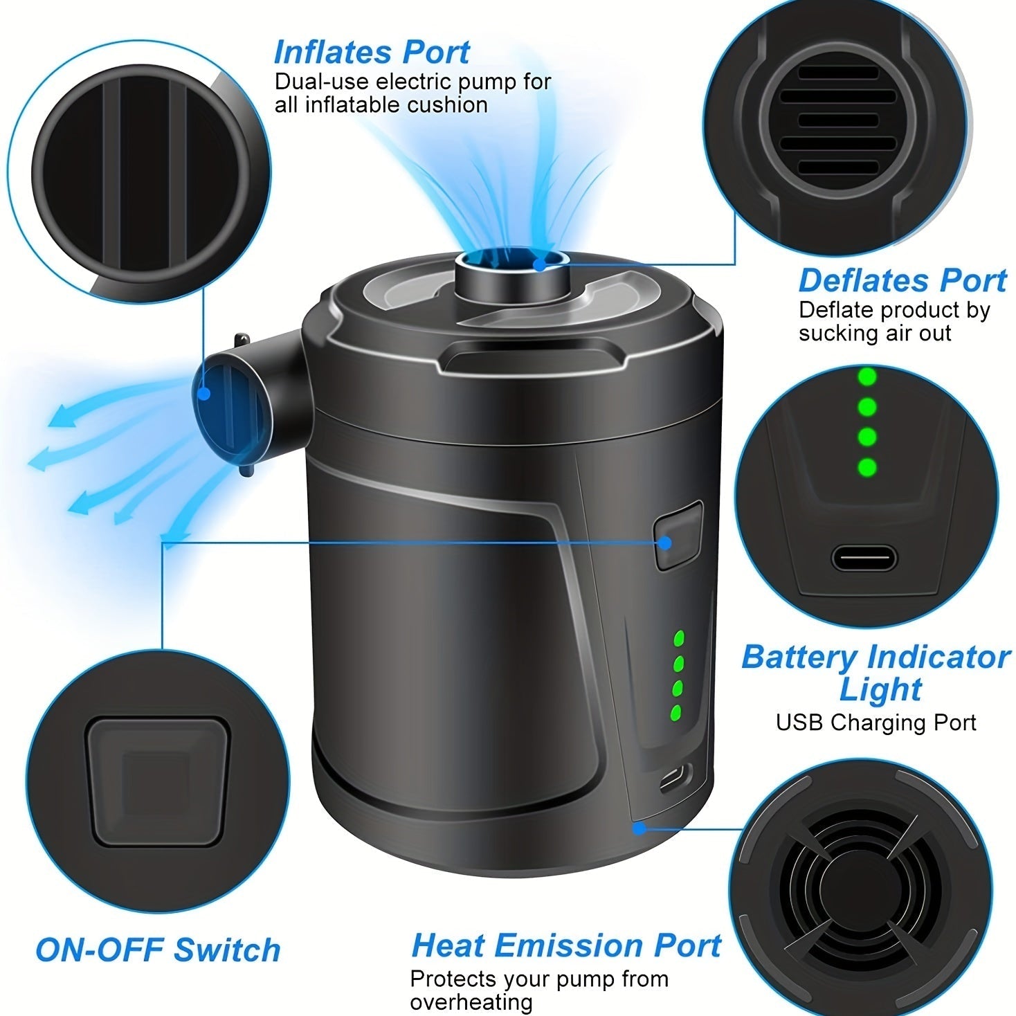 PadPump – The portable USB air pump for on the go