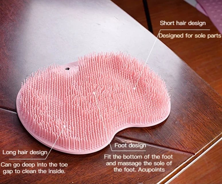 ZenScrub - Shower Foot &amp; Back Scrubber Massage Cushion [Last Day Sale]