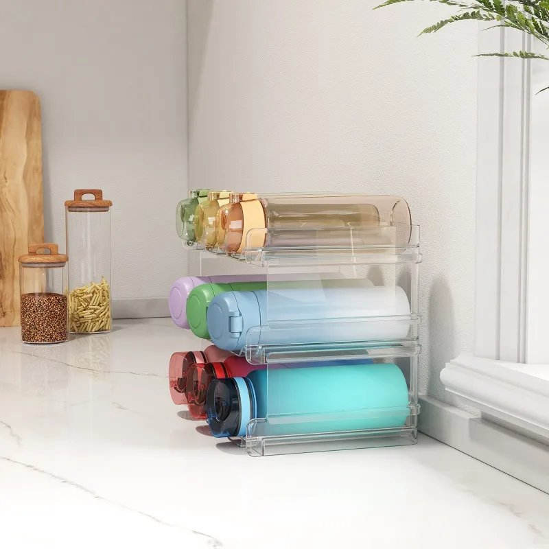 StackTidy™ - No more rolling bottles and fridge chaos! 