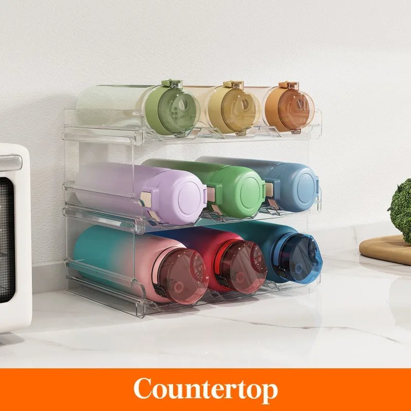 StackTidy™ - No more rolling bottles and fridge chaos! 