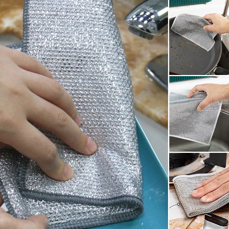 5+5 FREE | FlexClean™ - Multifunctional wire cloths for stubborn stains [Last day sale]