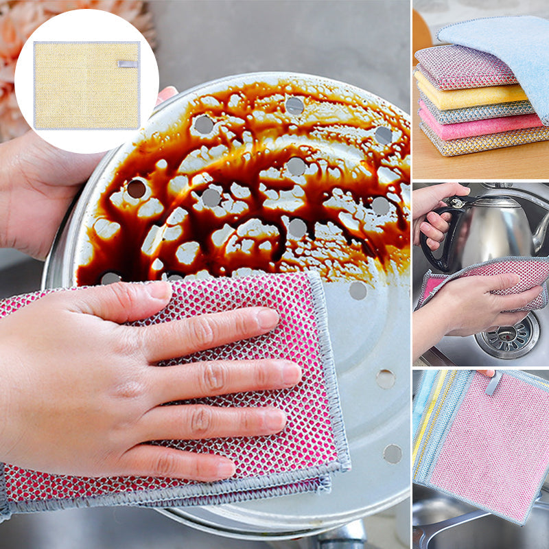 5+5 FREE | AntiMicrobe - Thickened silver wire cleaning cloth [Last day sale]
