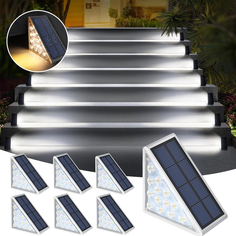 BrightStep - LED stair lighting, solar-powered and waterproof [Last day sale]