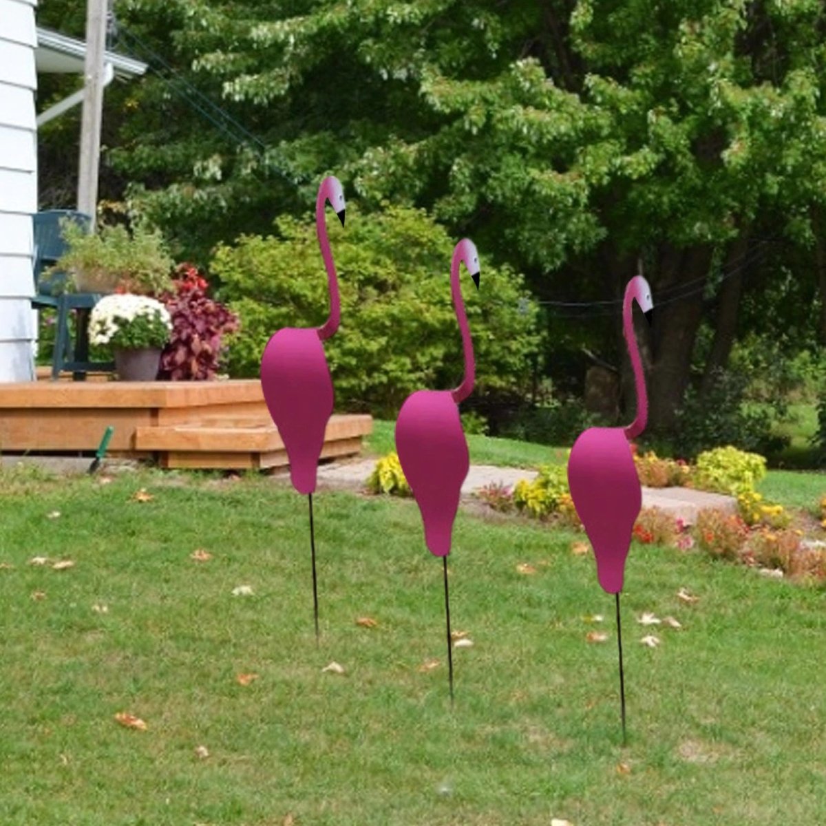 Buy 1+1 FREE | SwingingFlamingo™ - Flamingo garden decoration [Last day sale]