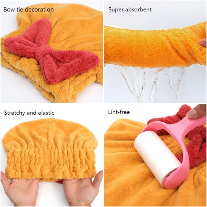 FrizzFree - Smooth, fast-drying towel for hair [Last day sale]