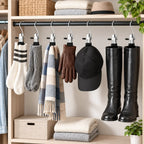 Kledingclips voor hangers | Antisliprubberen grip | Ruimtebesparend
