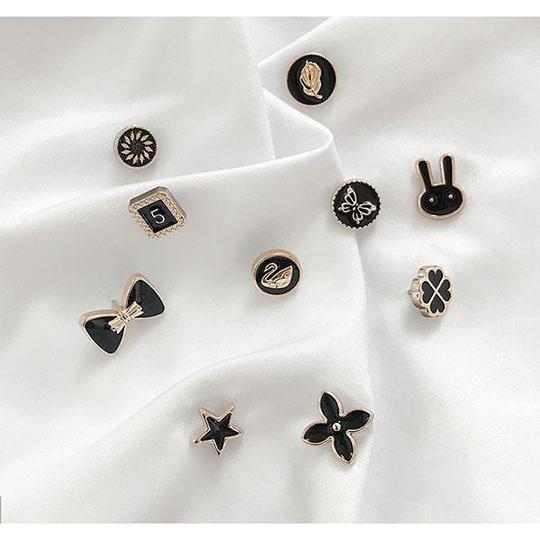 SnapCover - Discreet No-Sew Button Closure (Set of 10)