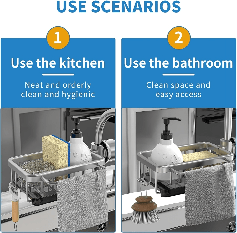 2+1 OFF | SpongyTray - Leak-Proof Sink Storage [Last Day Sale] 