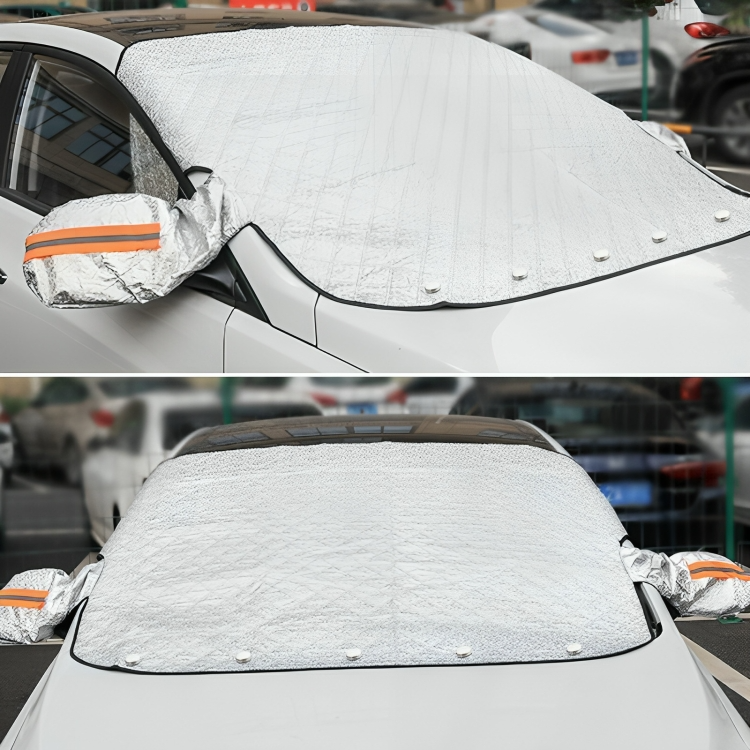 SnowCover - Magnetic anti-snow cover for the windshield