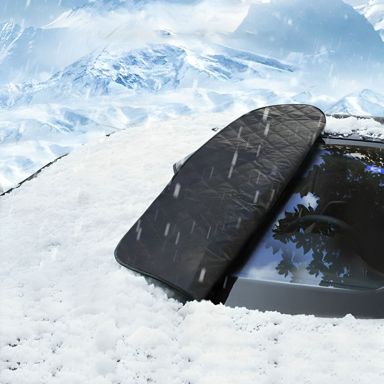 SnowCover - Magnetic anti-snow cover for the windshield