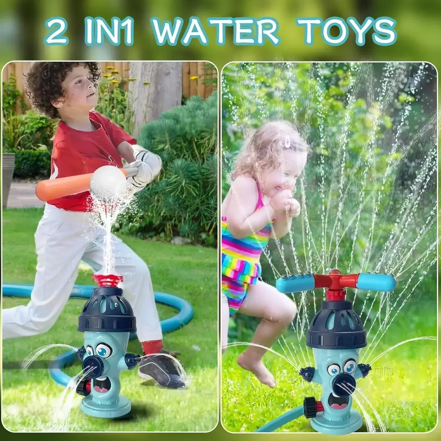 SplashSlugger - Baseball meets water fun in the garden