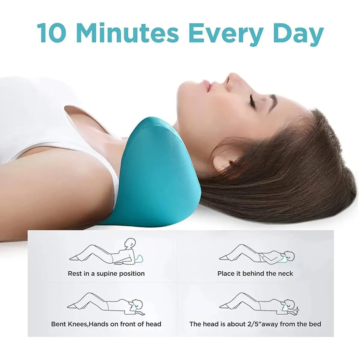 Buy 1+1 FREE | NeckEase - Cervical Spine Comfort Neck Stretcher [Last Day Sale]