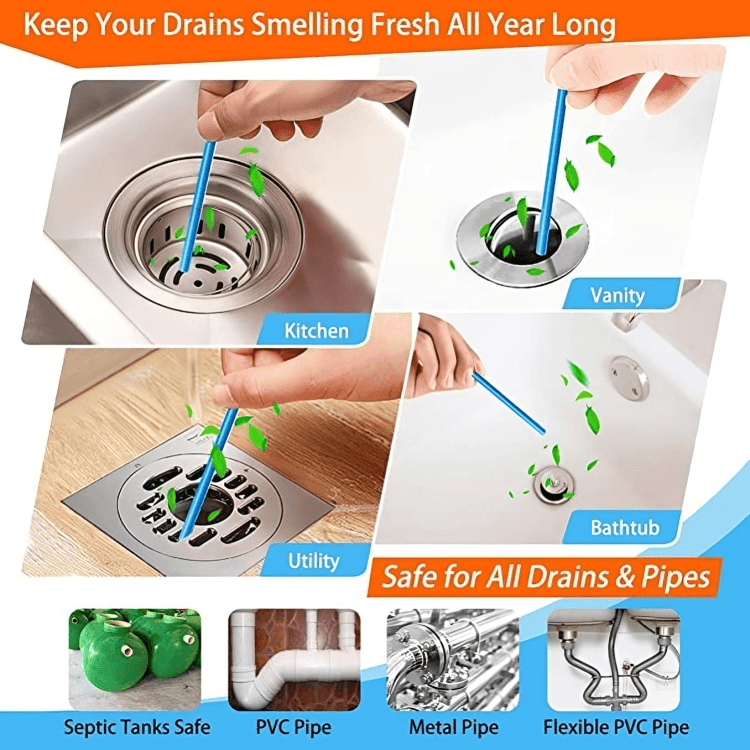 Buy 1+1 FREE | CleanWand Magic Drain Wands [Last-day sale] 