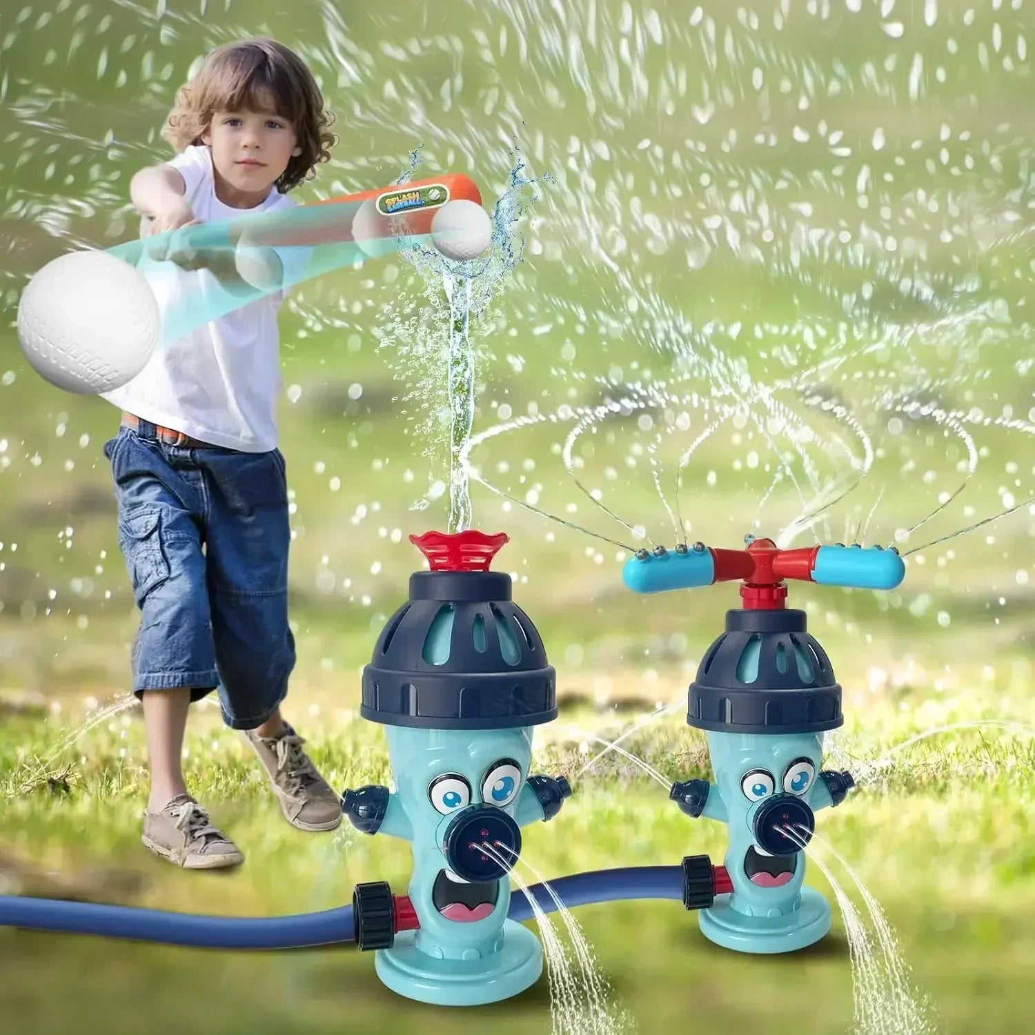 SplashSlugger - Baseball meets water fun in the garden