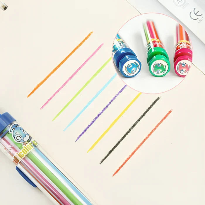 Buy 1+1 FREE | VibrantPen - 8-in-1 multi-colored pen for creative adventures