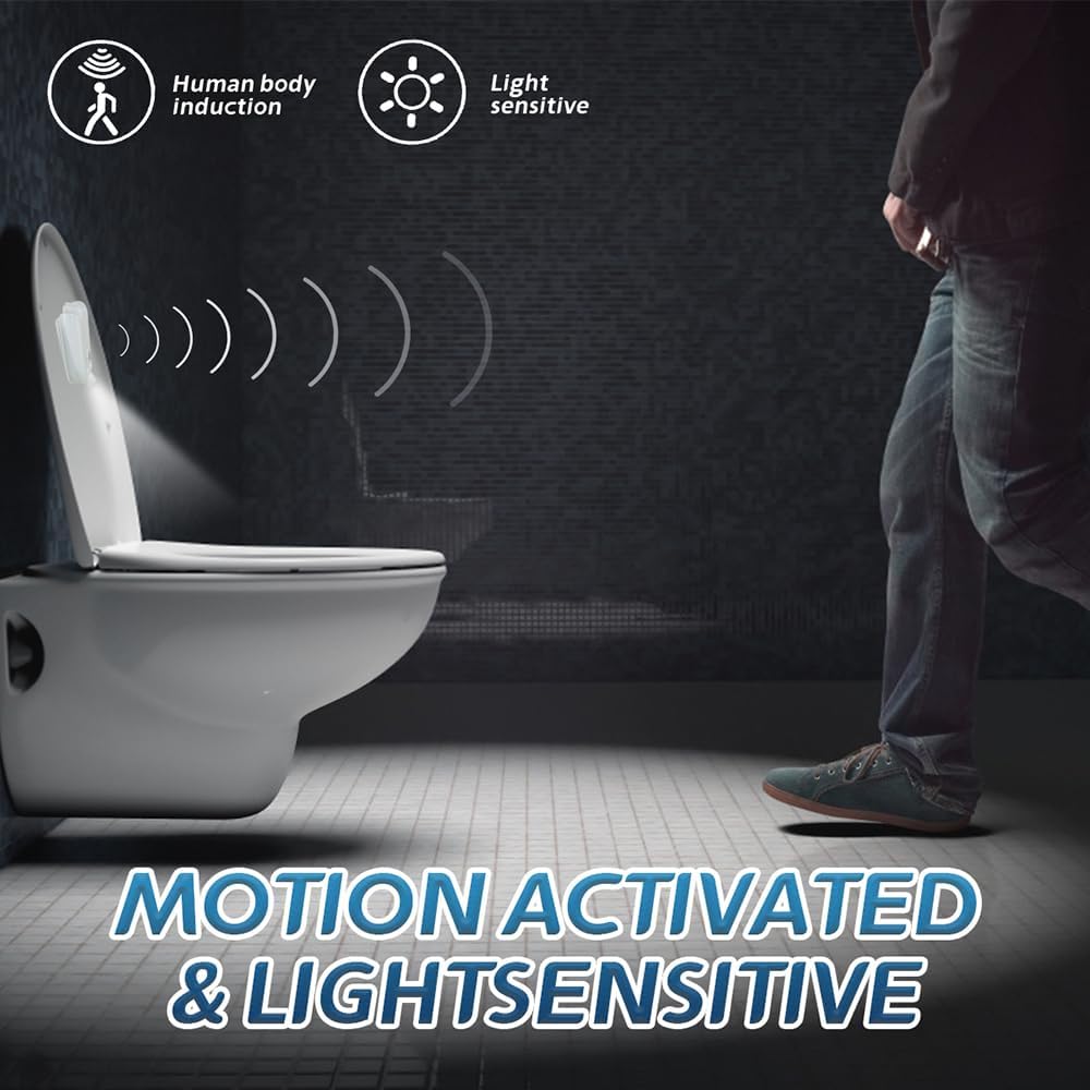 50% OFF | ToiletLight - Night light with motion sensor for relaxed toilet visits!