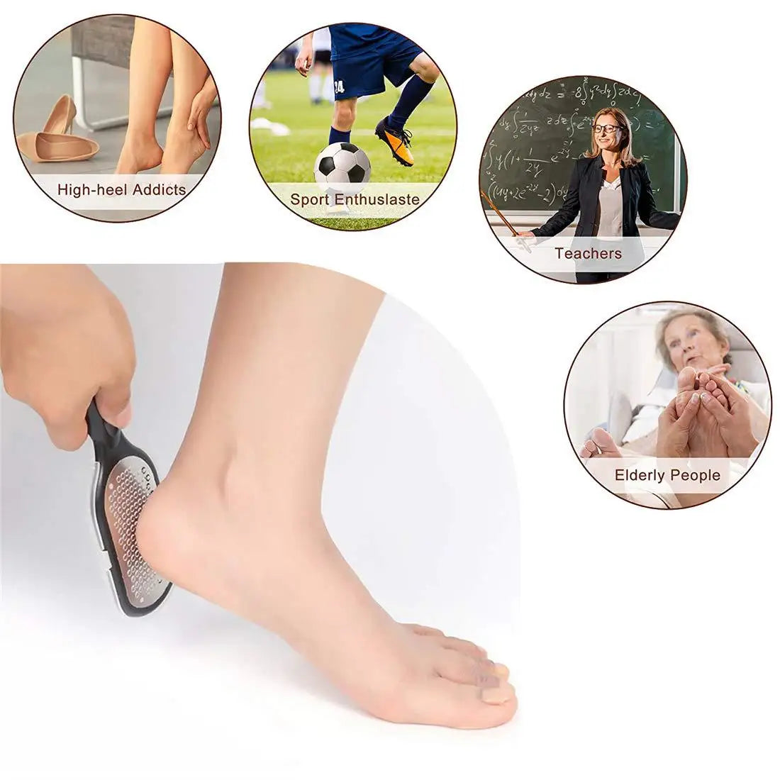 PamperedSole - Professional Stainless Steel Callus Remover [Last Day Sale]
