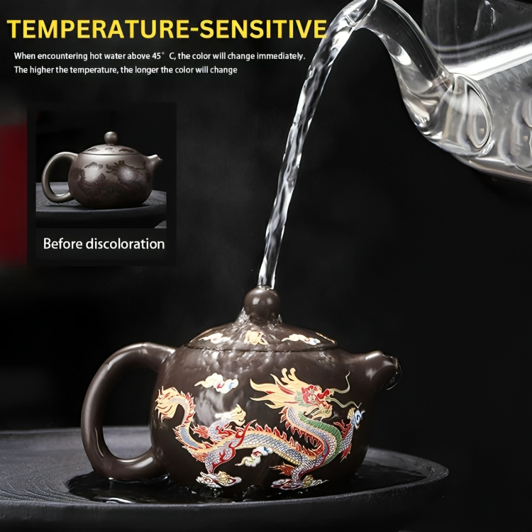 50% OFF | MythBrew - Dragon and Phoenix Color-Changing Teapot [Last Day Sale]
