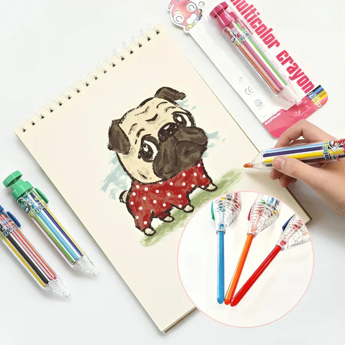 Buy 1+1 FREE | VibrantPen - 8-in-1 multi-colored pen for creative adventures
