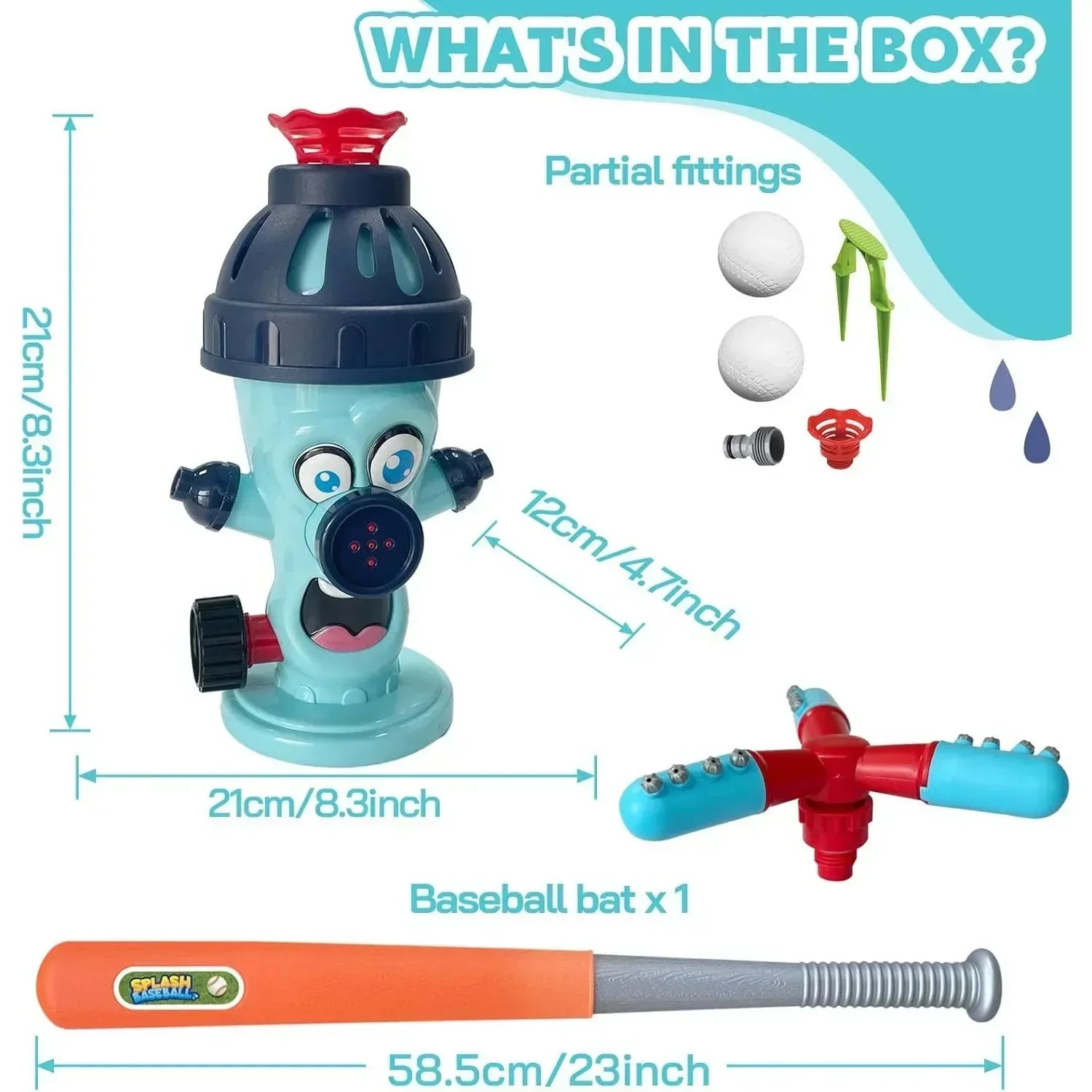 SplashSlugger - Baseball meets water fun in the garden