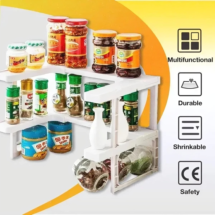 50% OFF | SpiceLayer™ - 2-Tier Stackable Spice Organizer [Last Day Sale] 