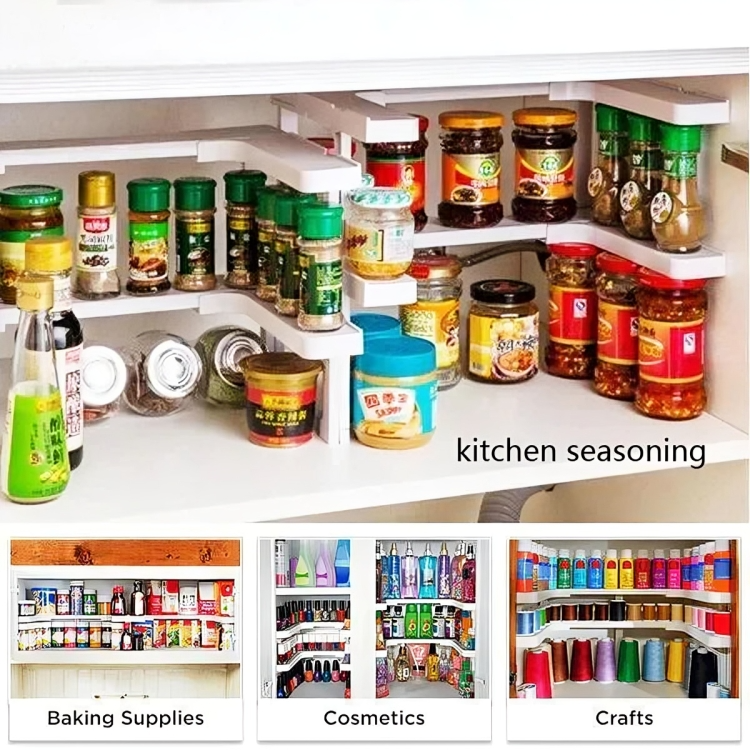 50% OFF | SpiceLayer™ - 2-Tier Stackable Spice Organizer [Last Day Sale] 