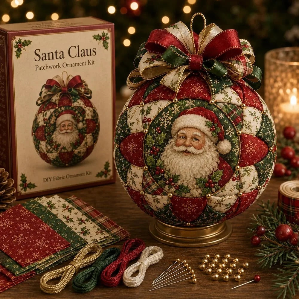 DIY knutselset voor het maken van decoratieve kerstballen
