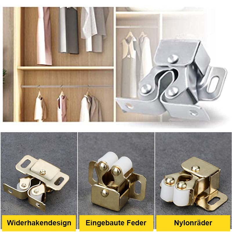 2+2 FREE | SteelSnap - Classic stainless steel cabinet door lock
