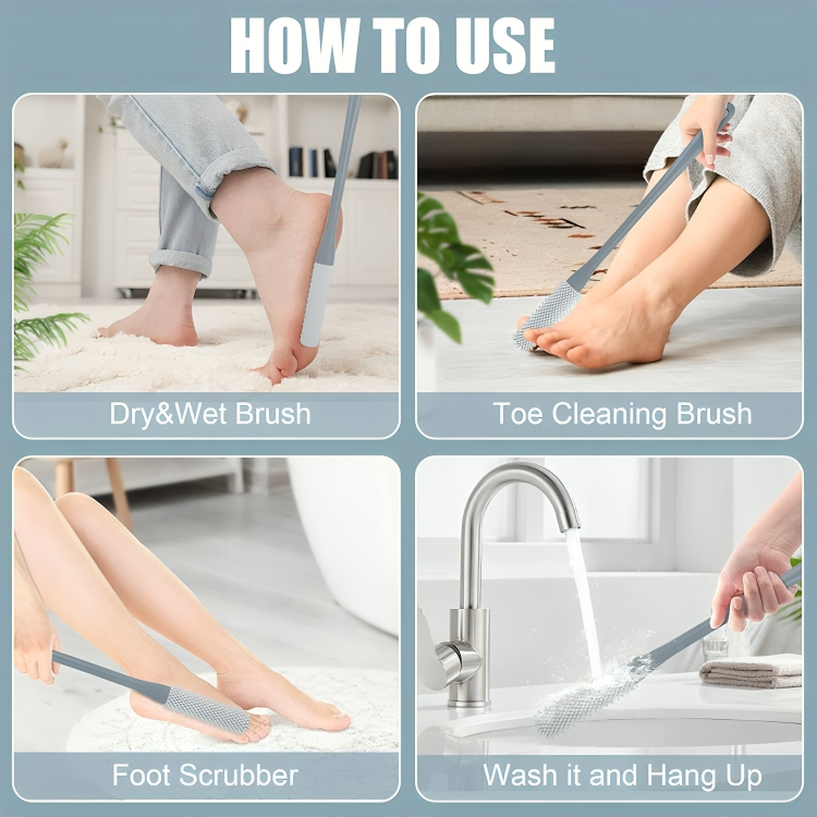 1+1 FREE | SoftToes - Toe Cleansing Brush [Last day discount] 