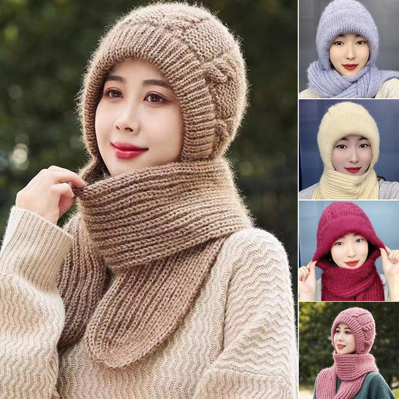 SnugHood - Women's Thickened Warm Hat Scarf [Last Day Sale]
