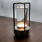Elegante kristallen tafellamp met drie lichtstanden