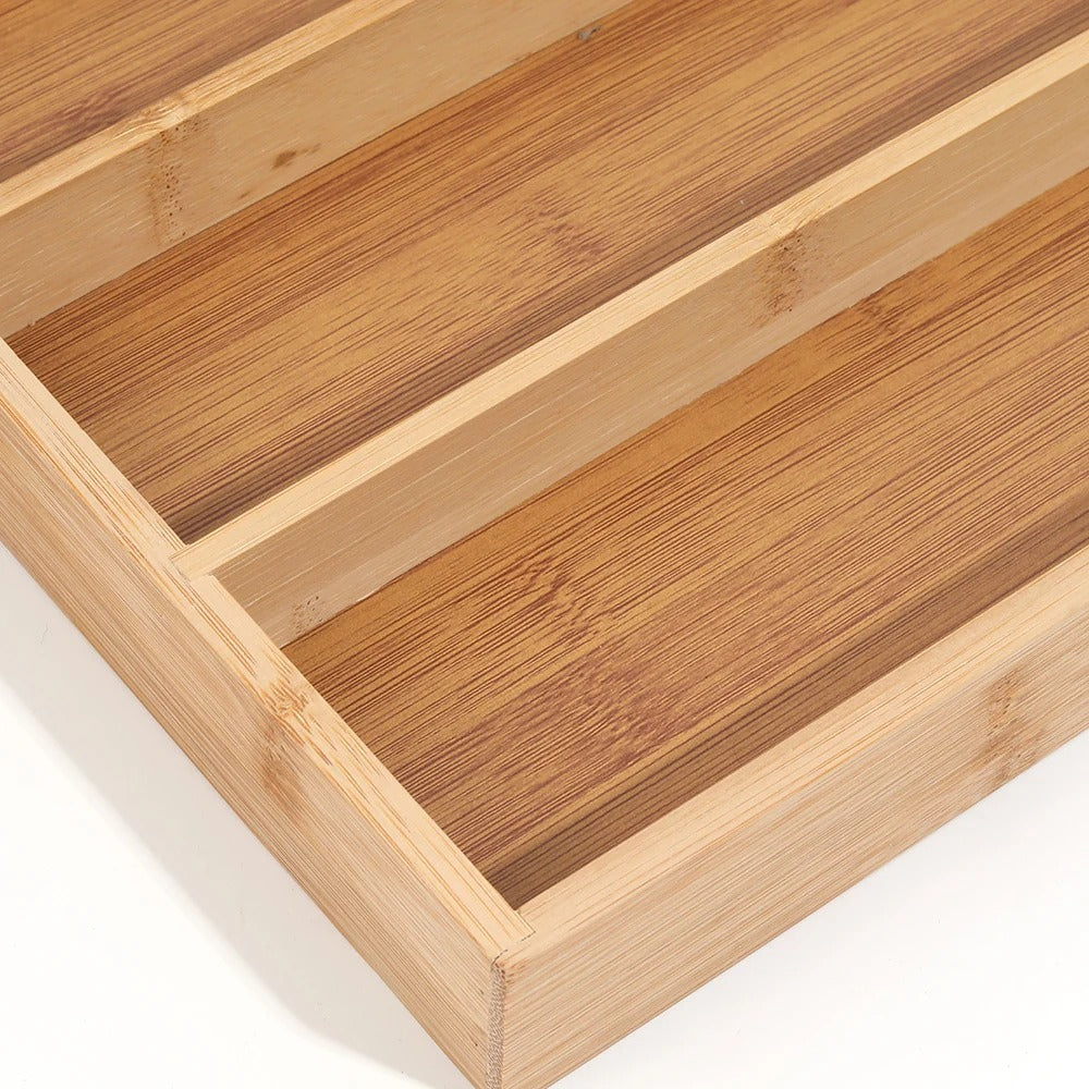 ModernEdge - Bamboo cutlery tray for in the drawer