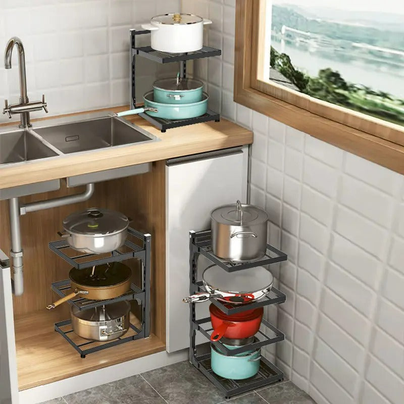 MaxStack - Multi-tiered washbasin rack