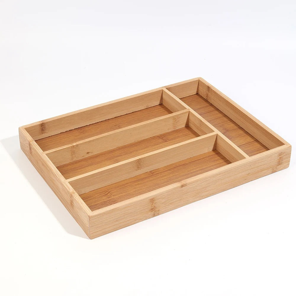 ModernEdge - Bamboo cutlery tray for in the drawer