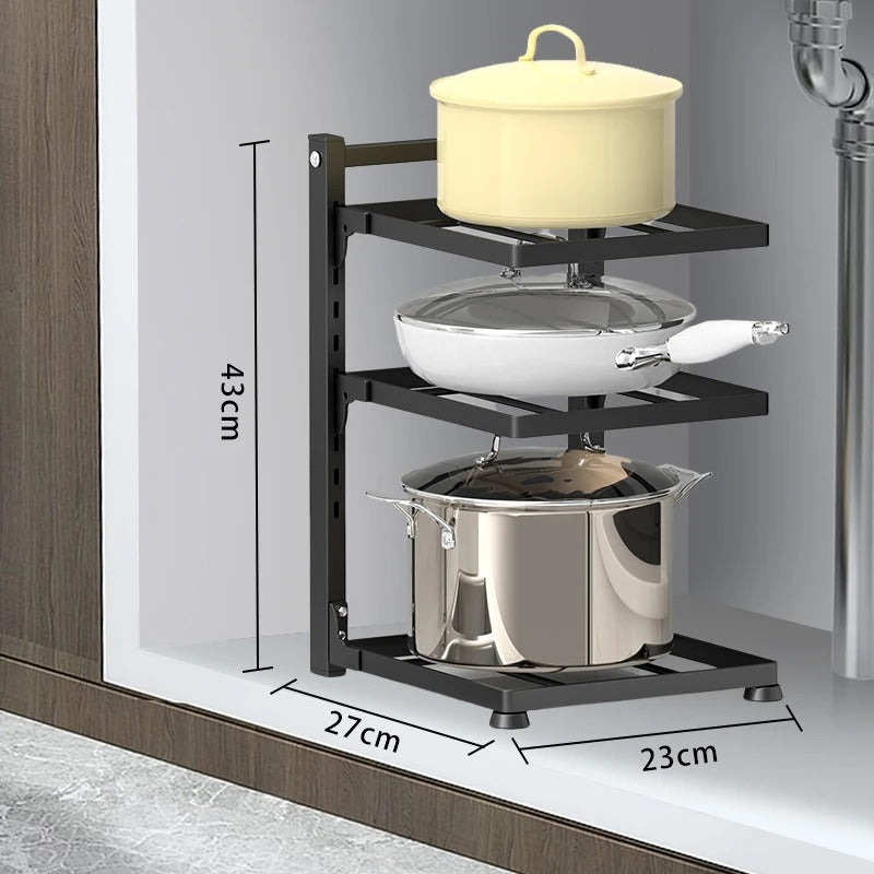 MaxStack - Multi-tiered washbasin rack