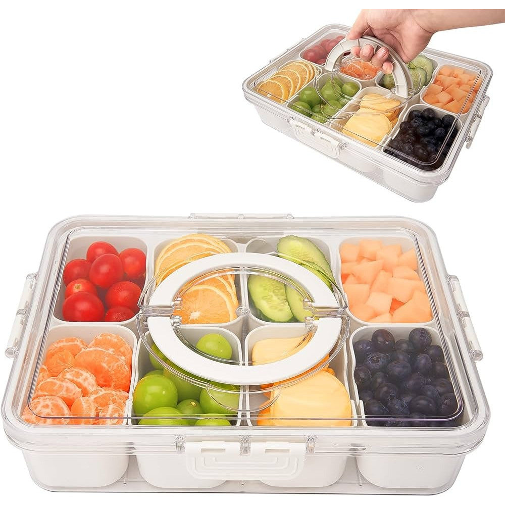 SnackMate - The stylish snack box with 8 compartments for every occasion