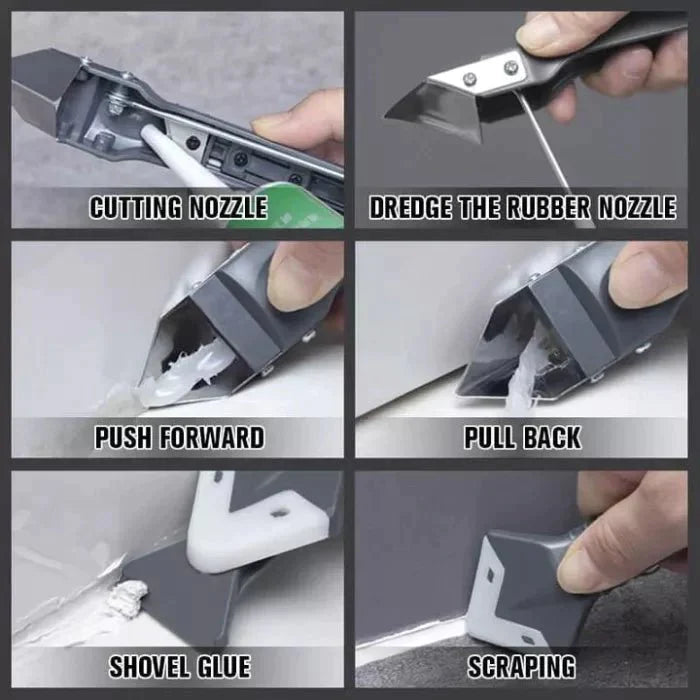 Buy 1+1 FREE | AngleScraper™ - 3-in-1 Glass Adhesive Corner Scraper [Last Day Sale]