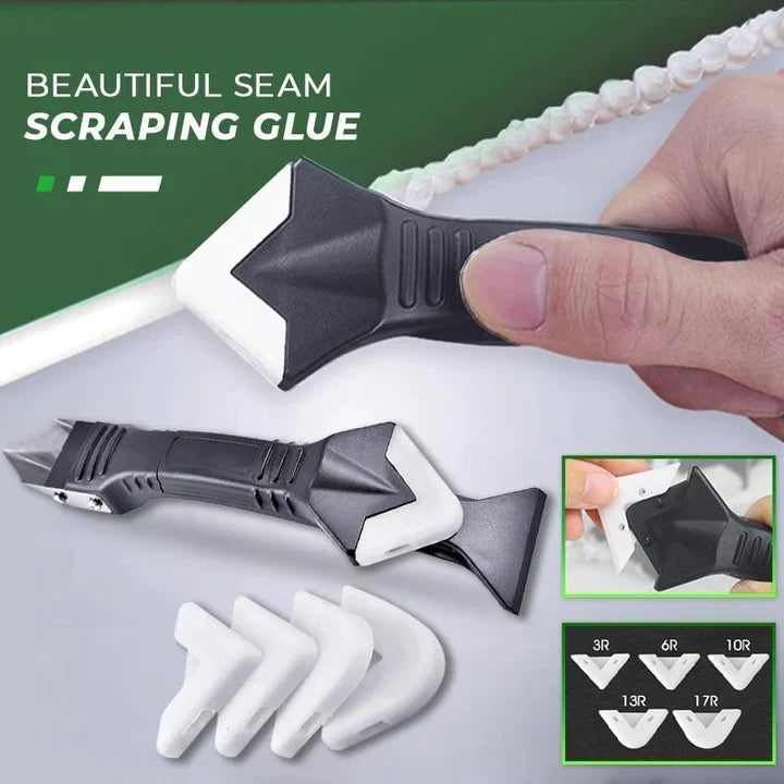 Buy 1+1 FREE | AngleScraper™ - 3-in-1 Glass Adhesive Corner Scraper [Last Day Sale]