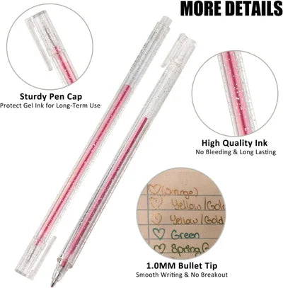 4+4 FREE | SparkPen™ - Glitter Gel Pen Set [Last-day sale]