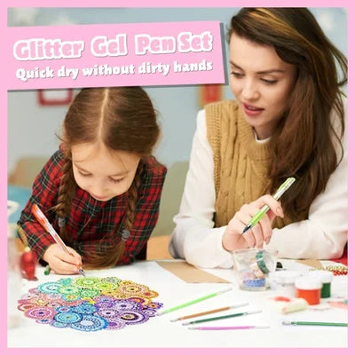 4+4 FREE | SparkPen™ - Glitter Gel Pen Set [Last-day sale]