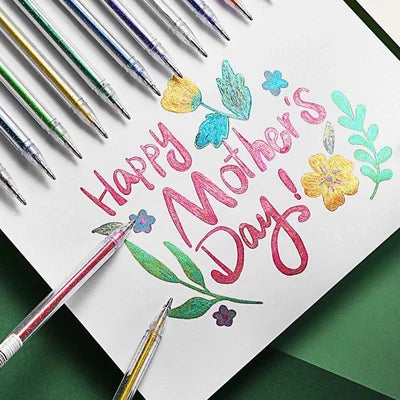 4+4 FREE | SparkPen™ - Glitter Gel Pen Set [Last-day sale]