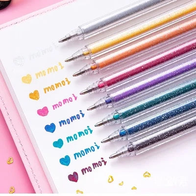 4+4 FREE | SparkPen™ - Glitter Gel Pen Set [Last-day sale]