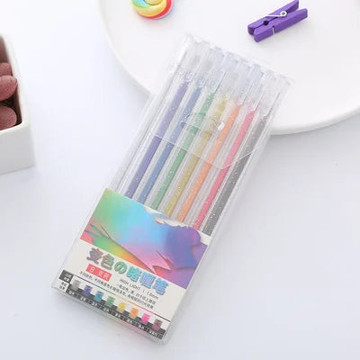 4+4 FREE | SparkPen™ - Glitter Gel Pen Set [Last-day sale]
