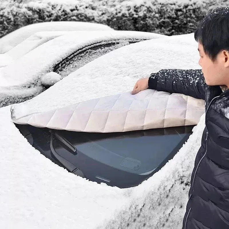 SnowCover - Magnetic anti-snow cover for the windshield