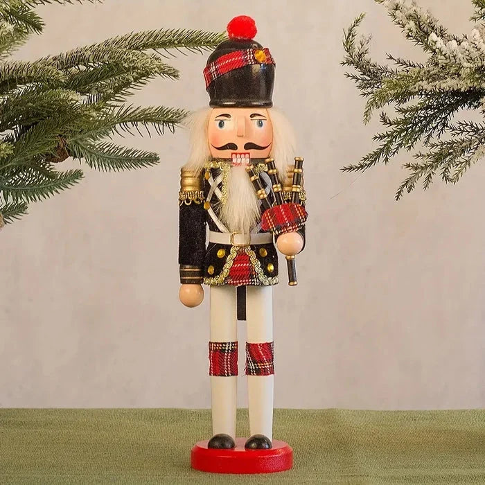 Notenkrakerbeeldje | Kleurrijk traditioneel ontwerp | Kerstdecoratie voor tafel