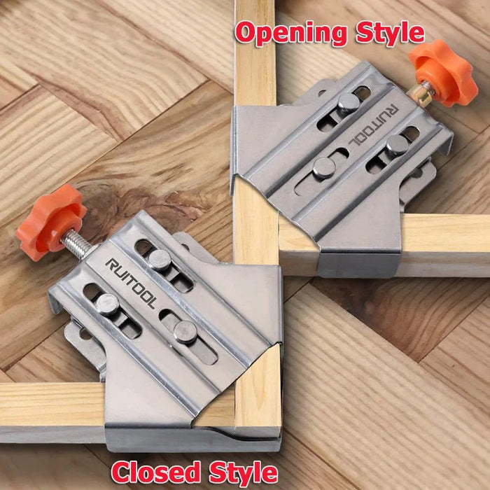 Buy 1+1 FREE | CornerClamps - 4-piece stainless steel right-angle clamp set