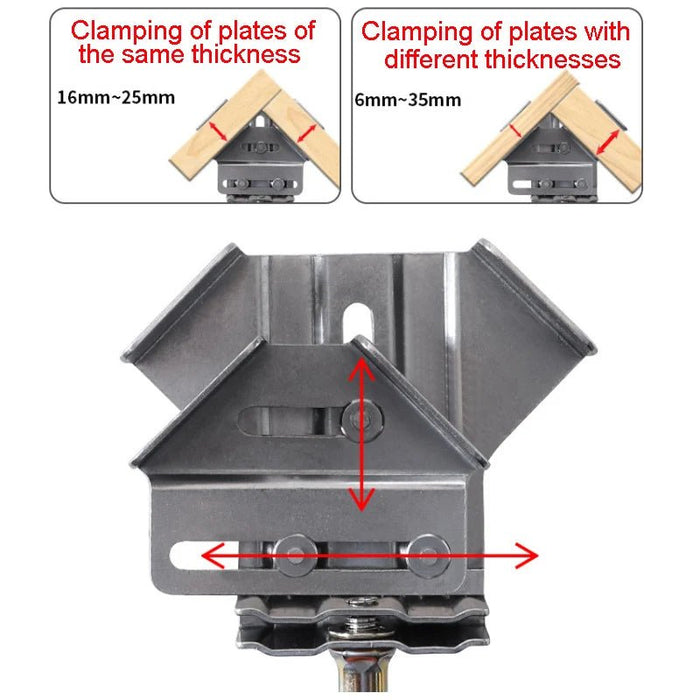 Buy 1+1 FREE | CornerClamps - 4-piece stainless steel right-angle clamp set