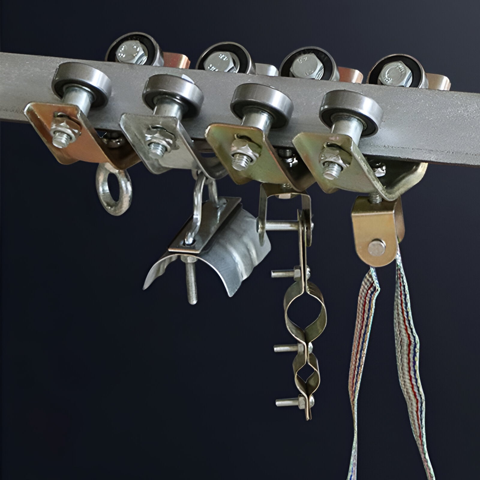 Buy 1+1 FREE | LiftPro - Angle Iron Rail Suspension Pulley [Last Day Sale] 