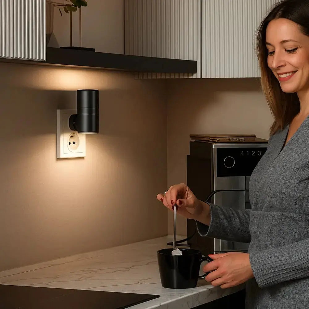 Plug-in nachtlampje met traploze dimfunctie