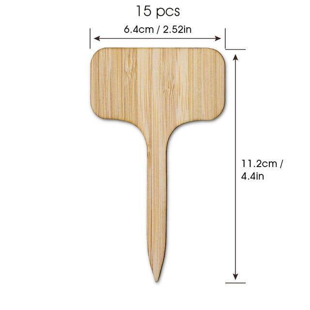PlantSign - Bamboo plant signs for garden &amp; decoration